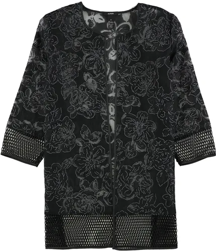 Alfani Womens Floral Jacket