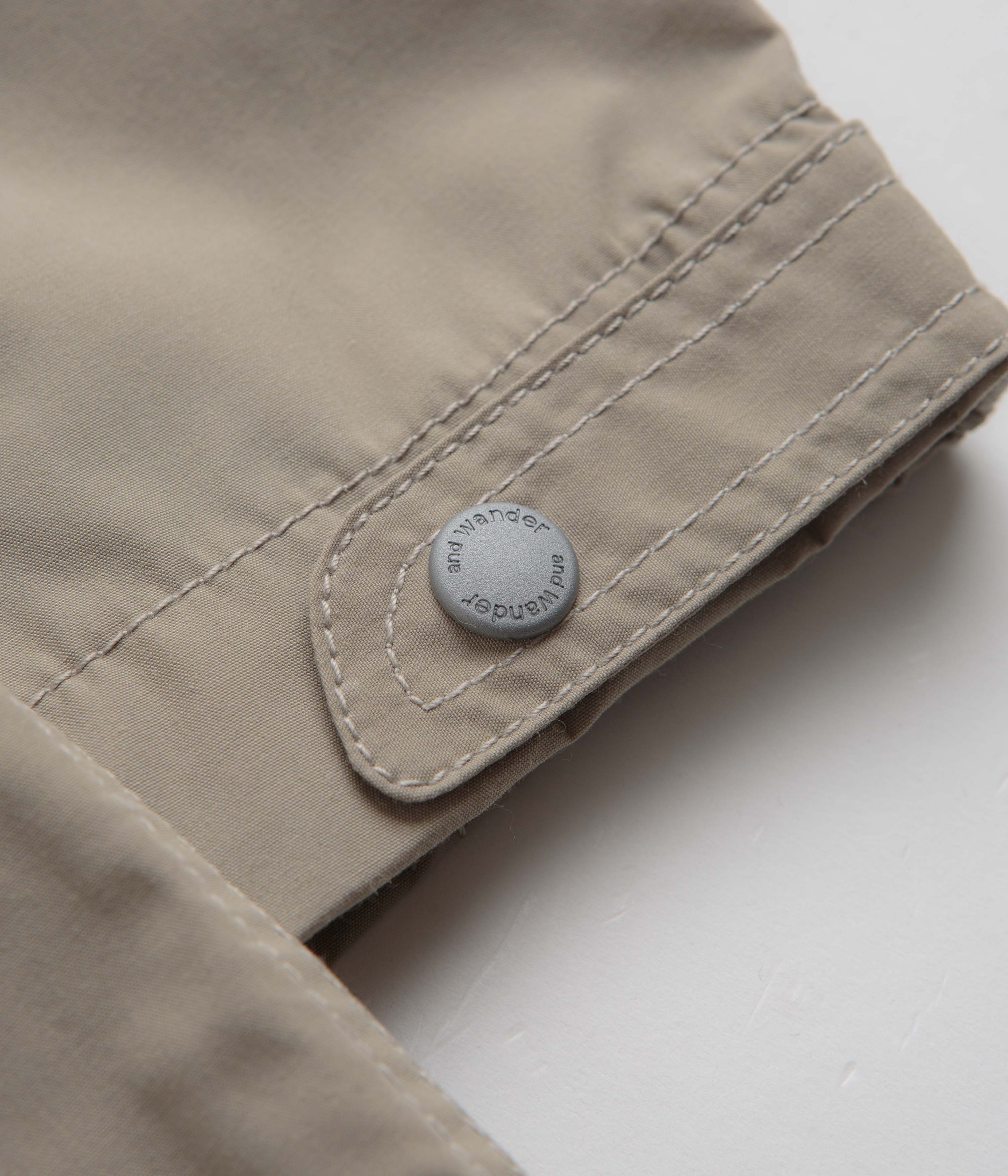 and wander Tough Aramid Hooded Jacket - Light Beige