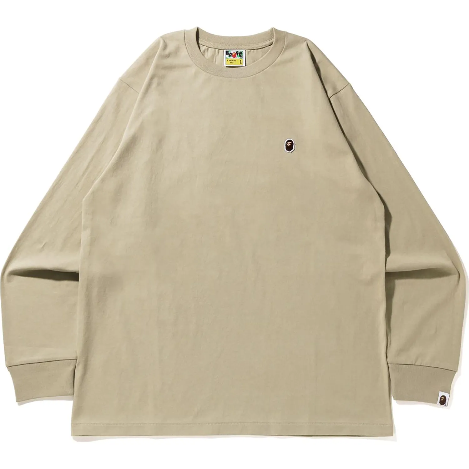 APE HEAD ONE POINT L/S TEE BAPEC MENS