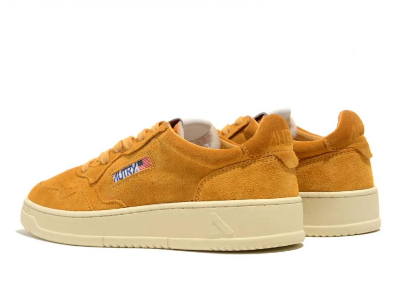 Autry Action Shoes All Suede Low Man - Ocher / Mustard (LAST ONES)