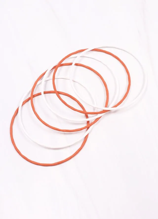 Autry Bangle Set BURNT ORANGE