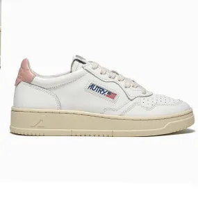 Autry sneakers donna medalist low bianco e rosa