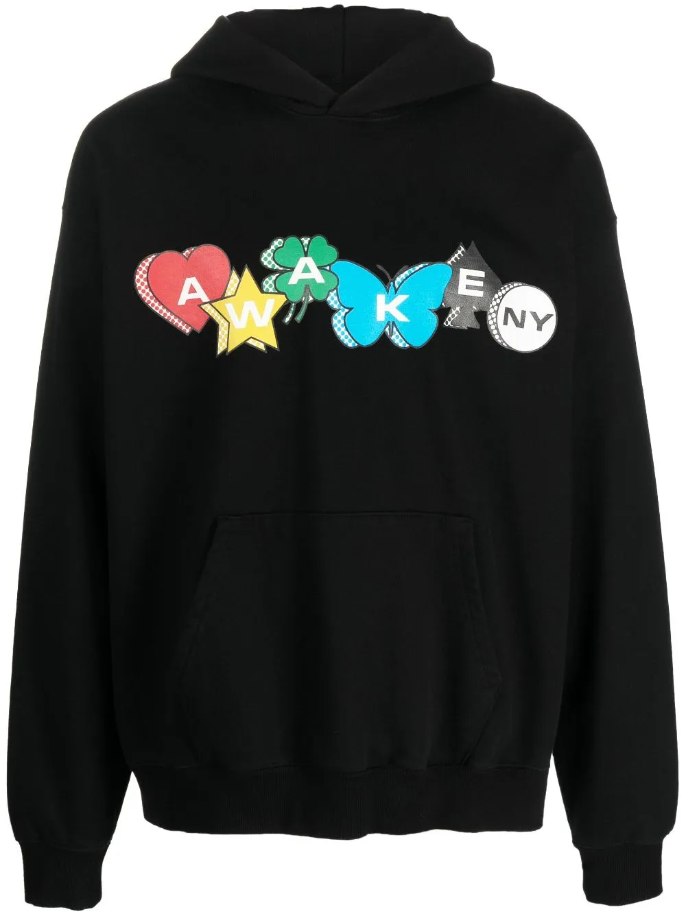 Awake Ny    Awake Ny Printed Charm Logo Hoodie