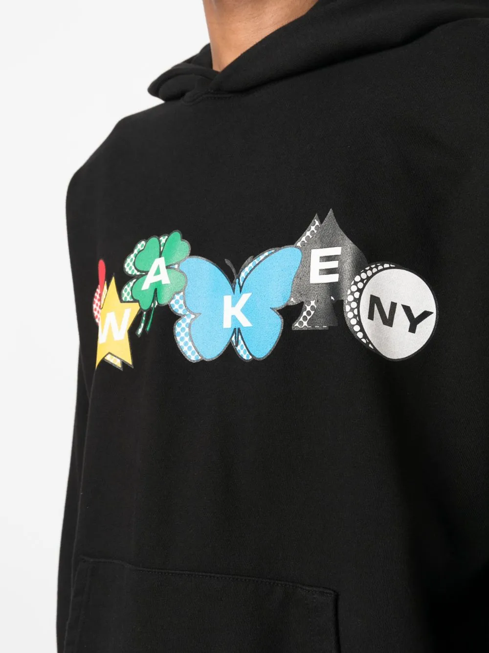 Awake Ny    Awake Ny Printed Charm Logo Hoodie