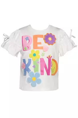 Baby Sara Be Kind Print Top