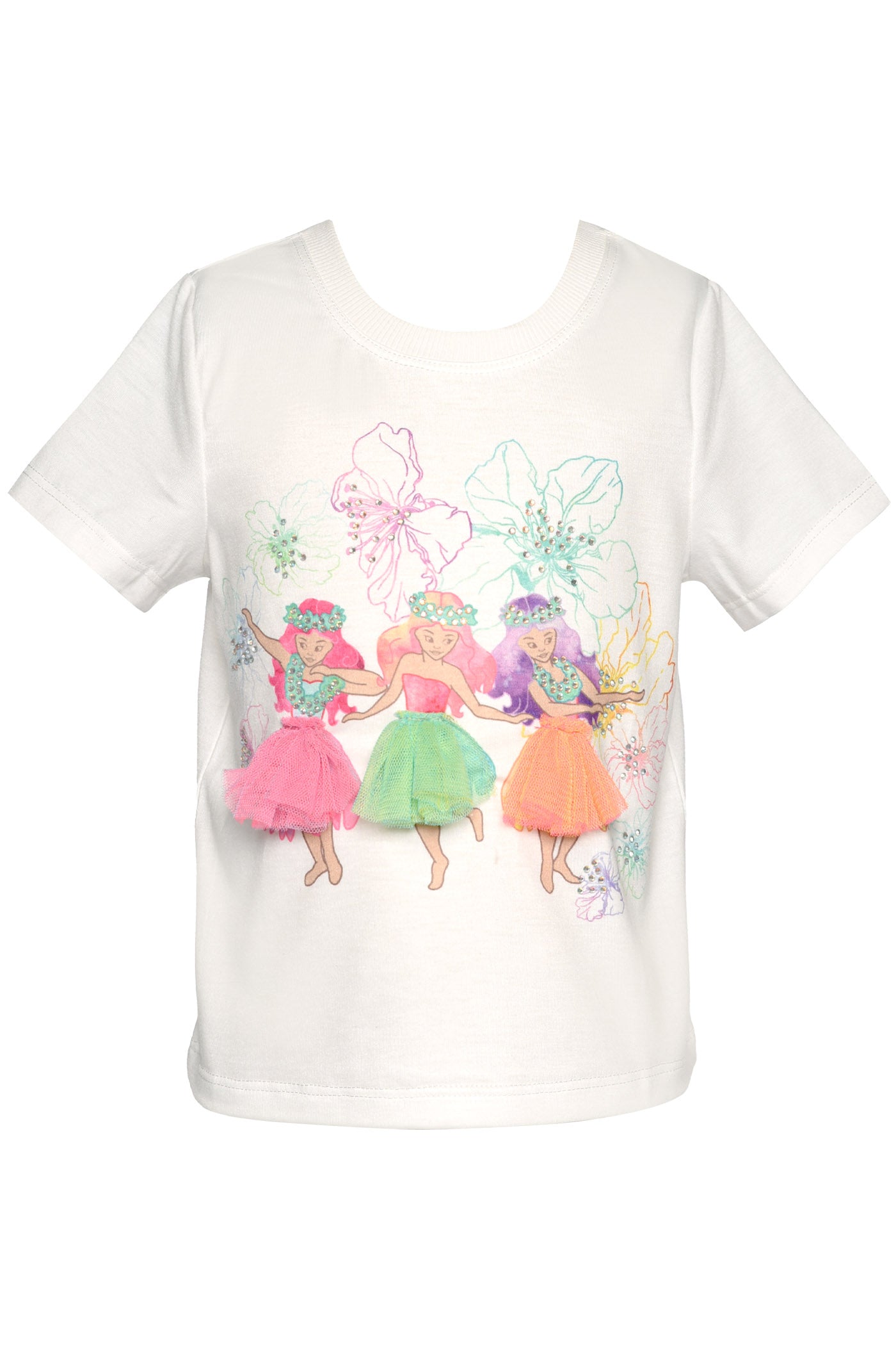 Baby Sara Hula Girls Print S/S Tee