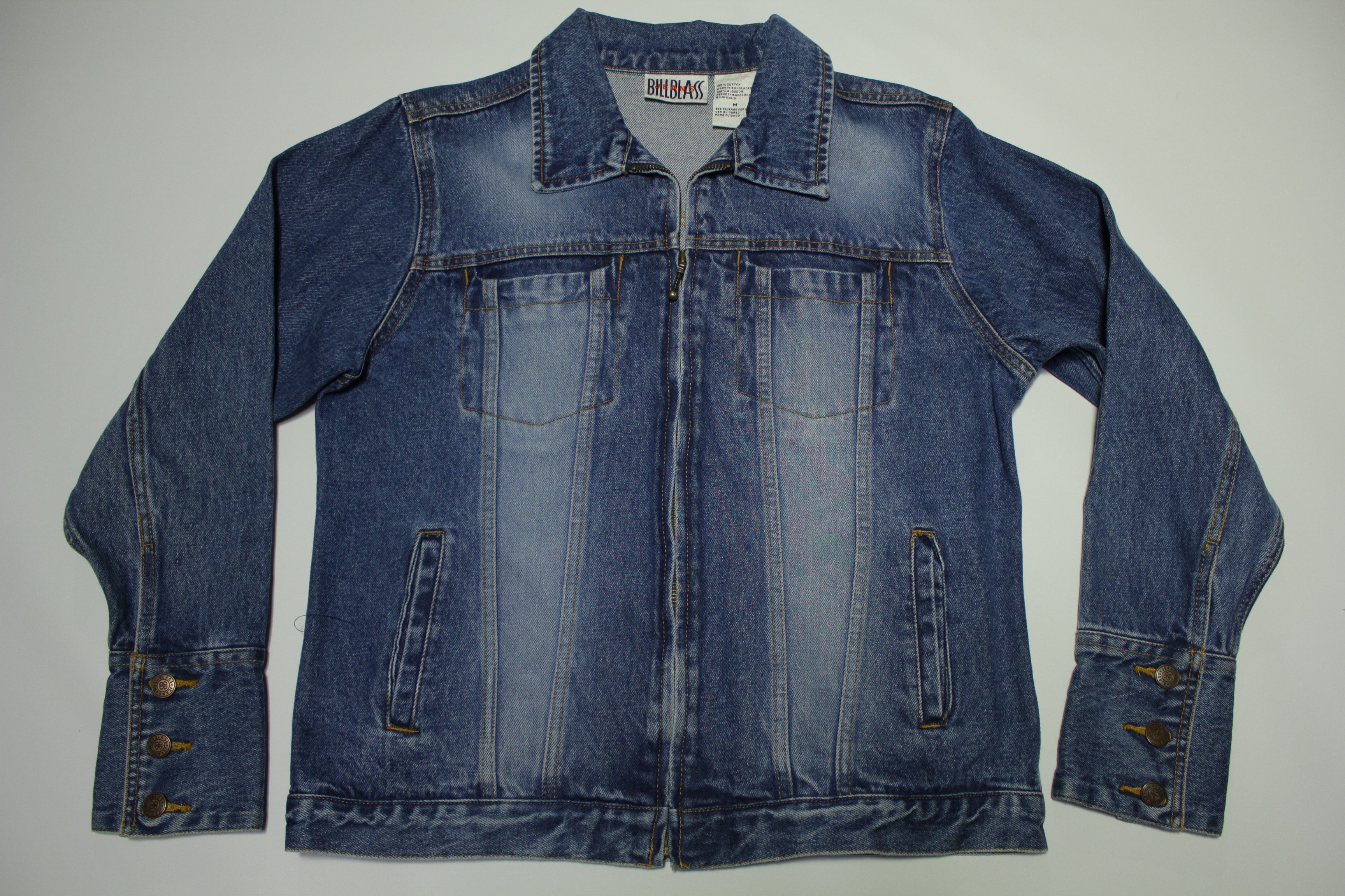 Bill Blass Jeans 80's Vintage Trucker Jean Jacket