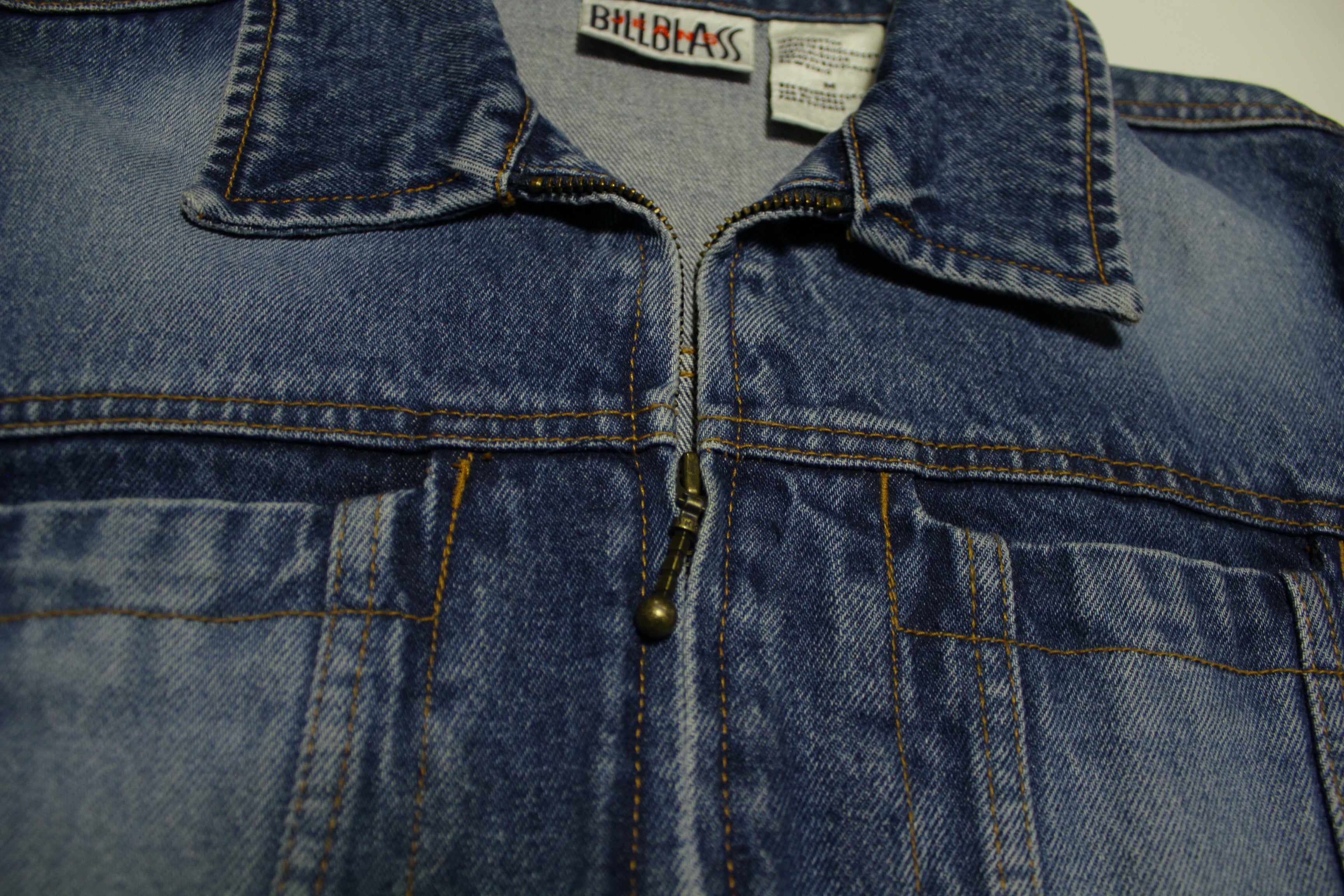 Bill Blass Jeans 80's Vintage Trucker Jean Jacket