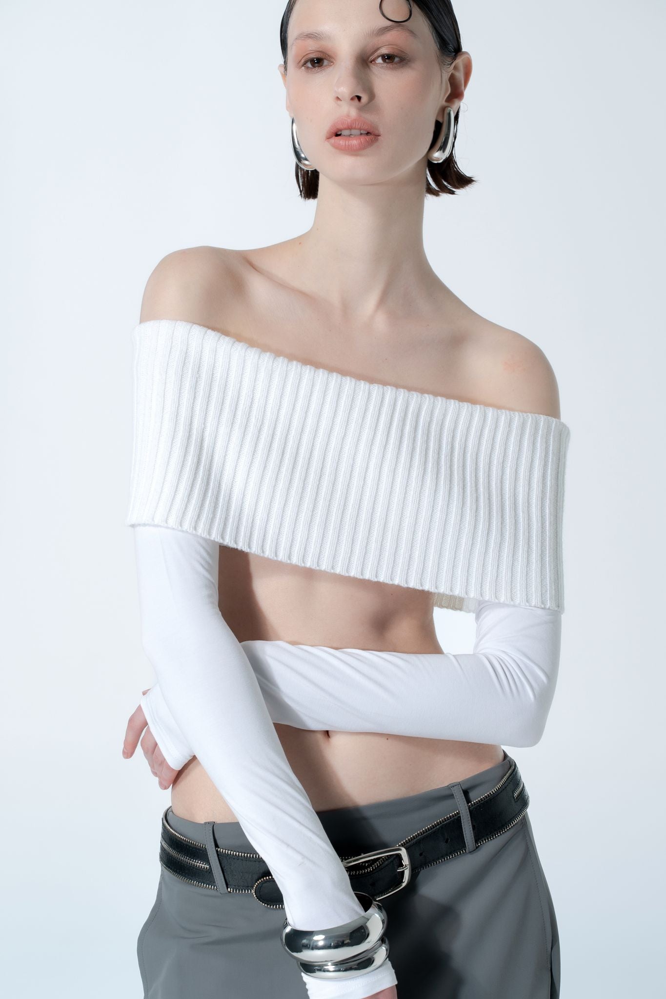 Binita Sweater - White