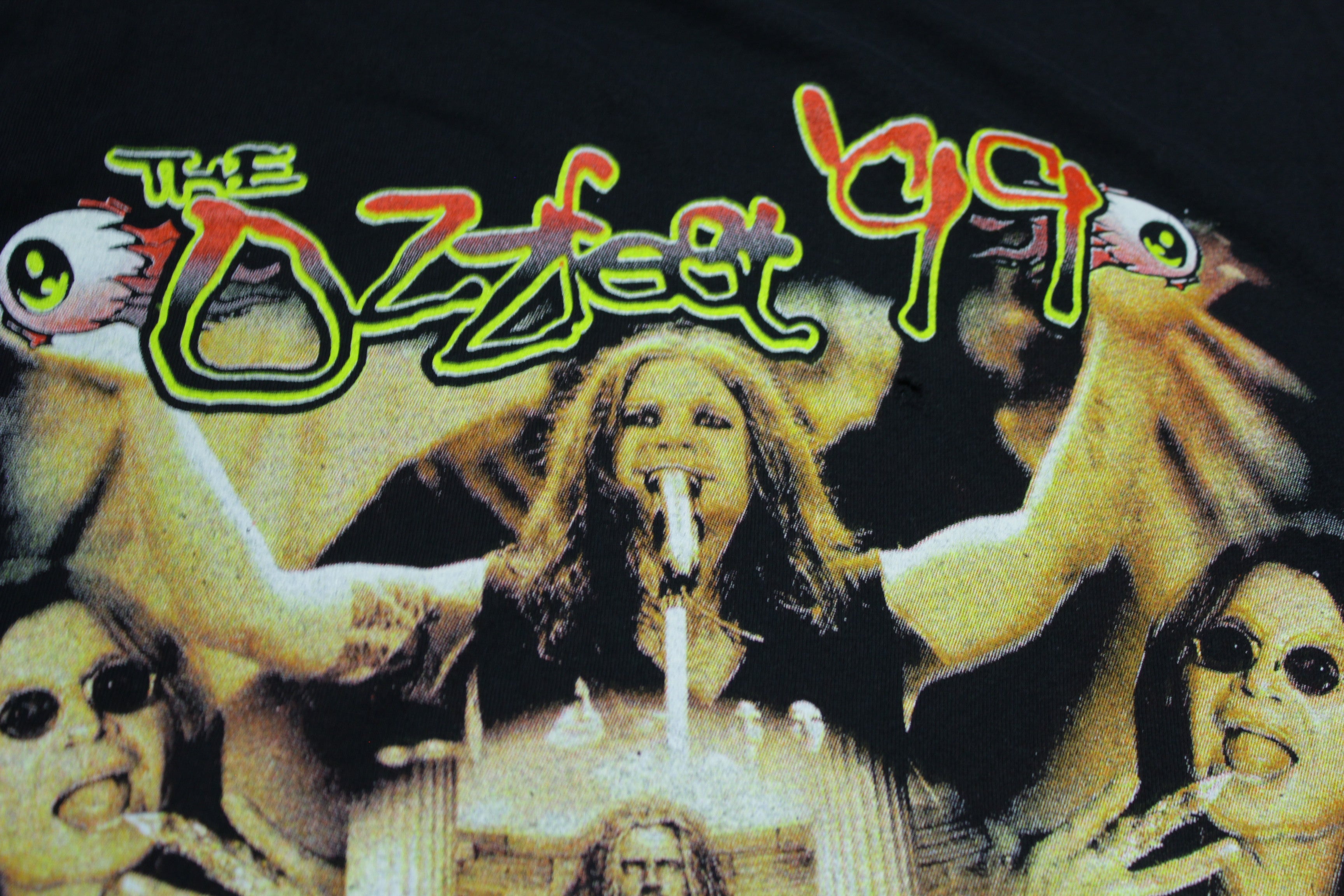 Black Sabbath Ozzfest 1999 Ozzy Osbourne Vintage 90's  Primus Slayer Deftones Tour T-Shirt