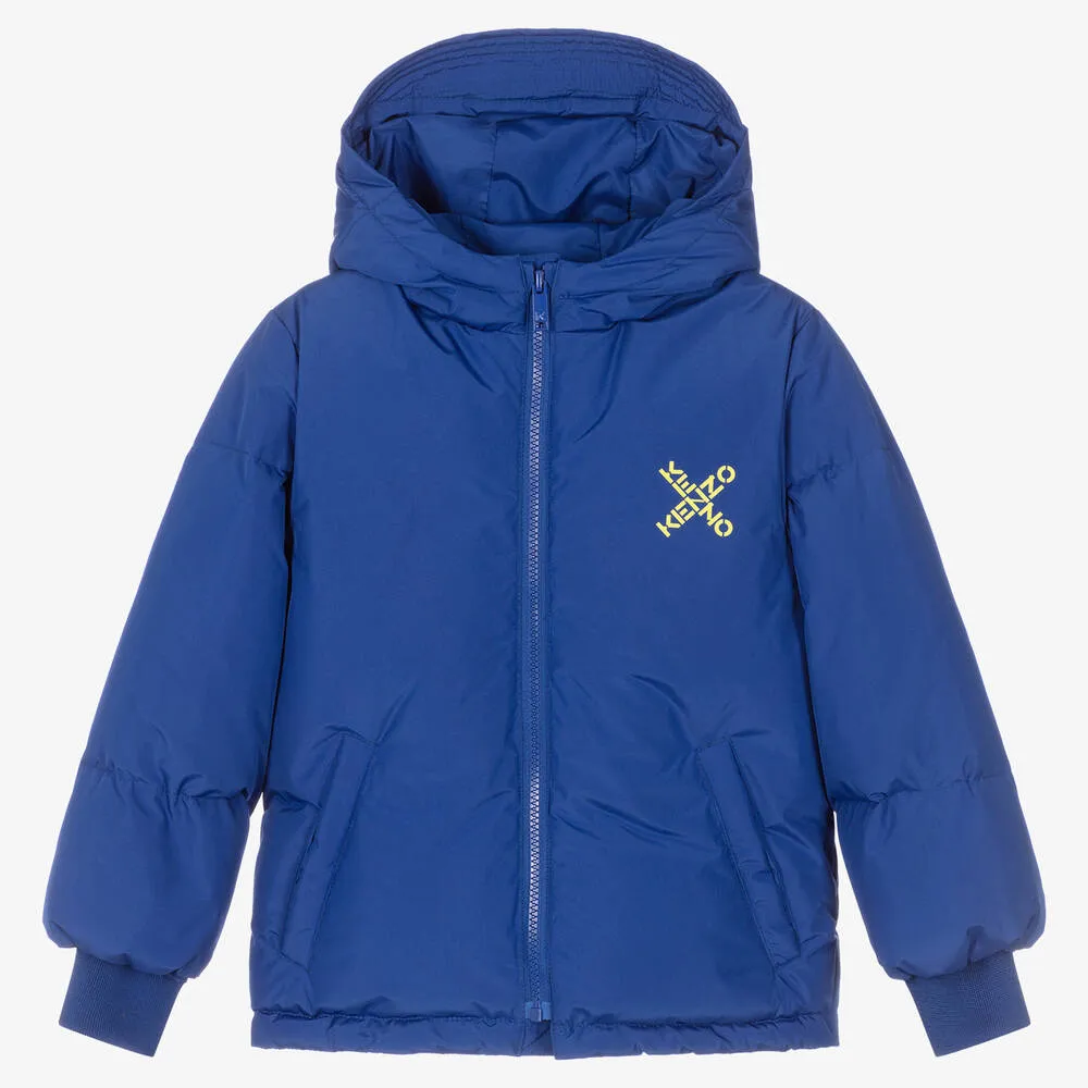 Blue Down Filled Jacket