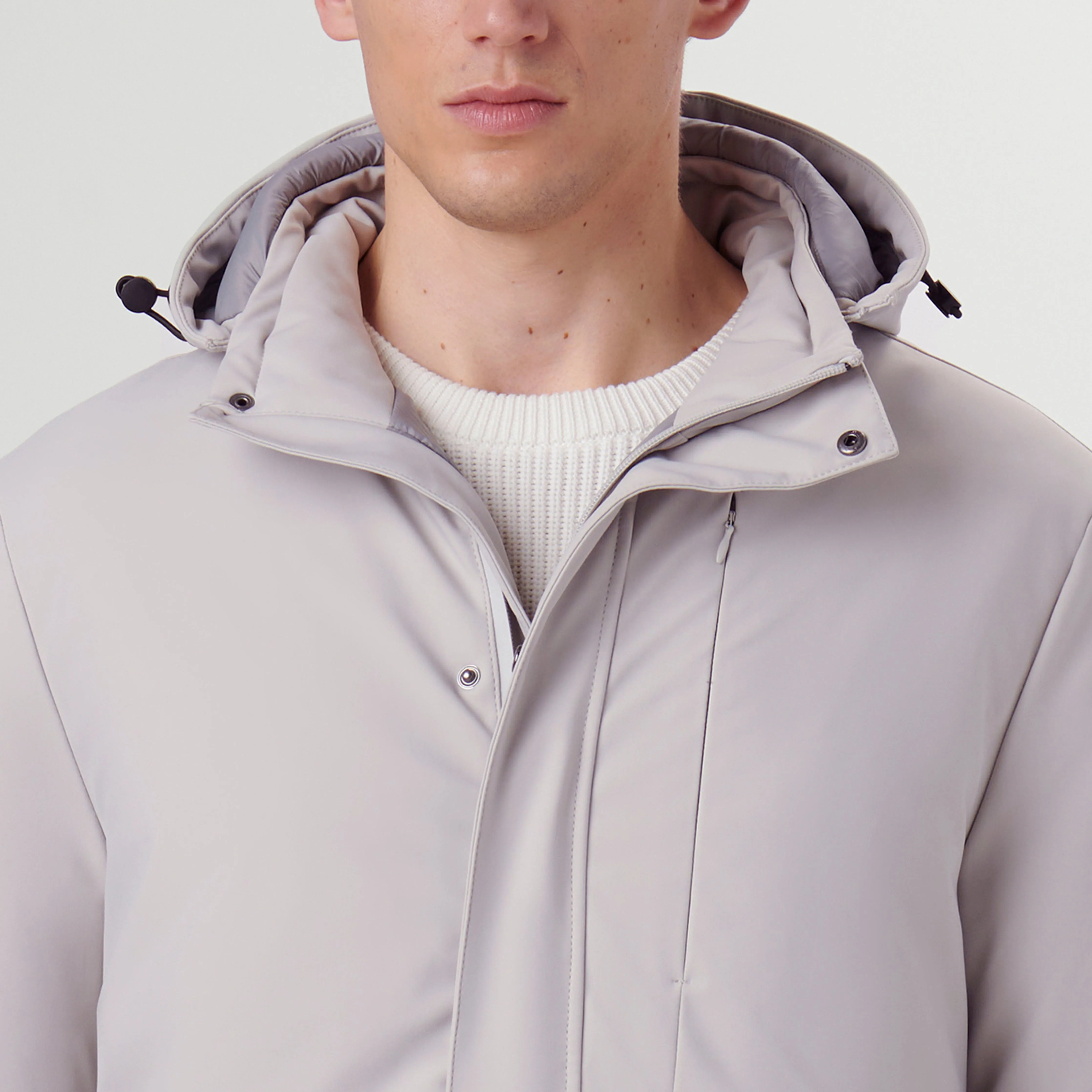 Bomber Jacket With Hood