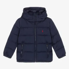 Boys Blue Down Puffer Jacket