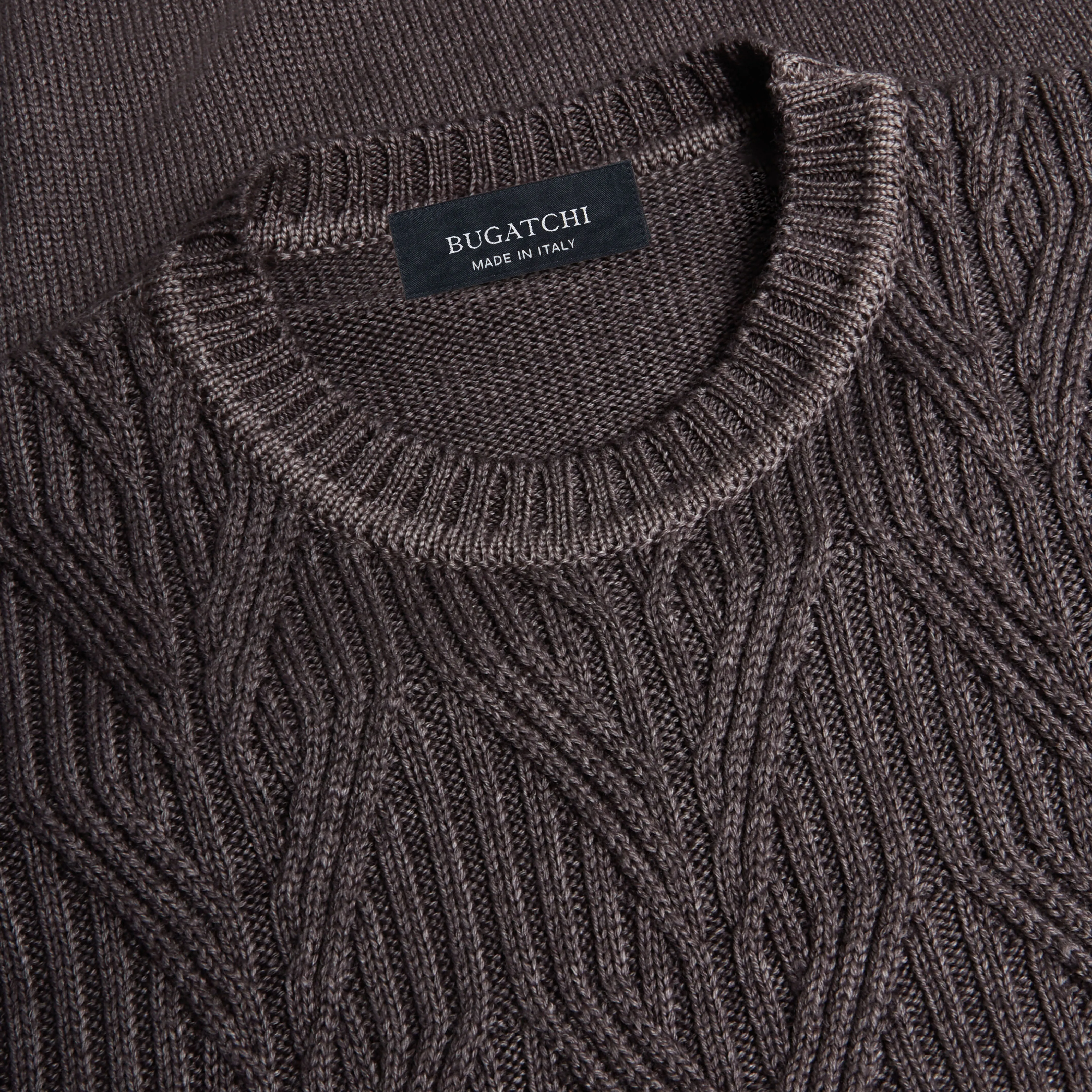 Cable Knit Crew Neck Sweater