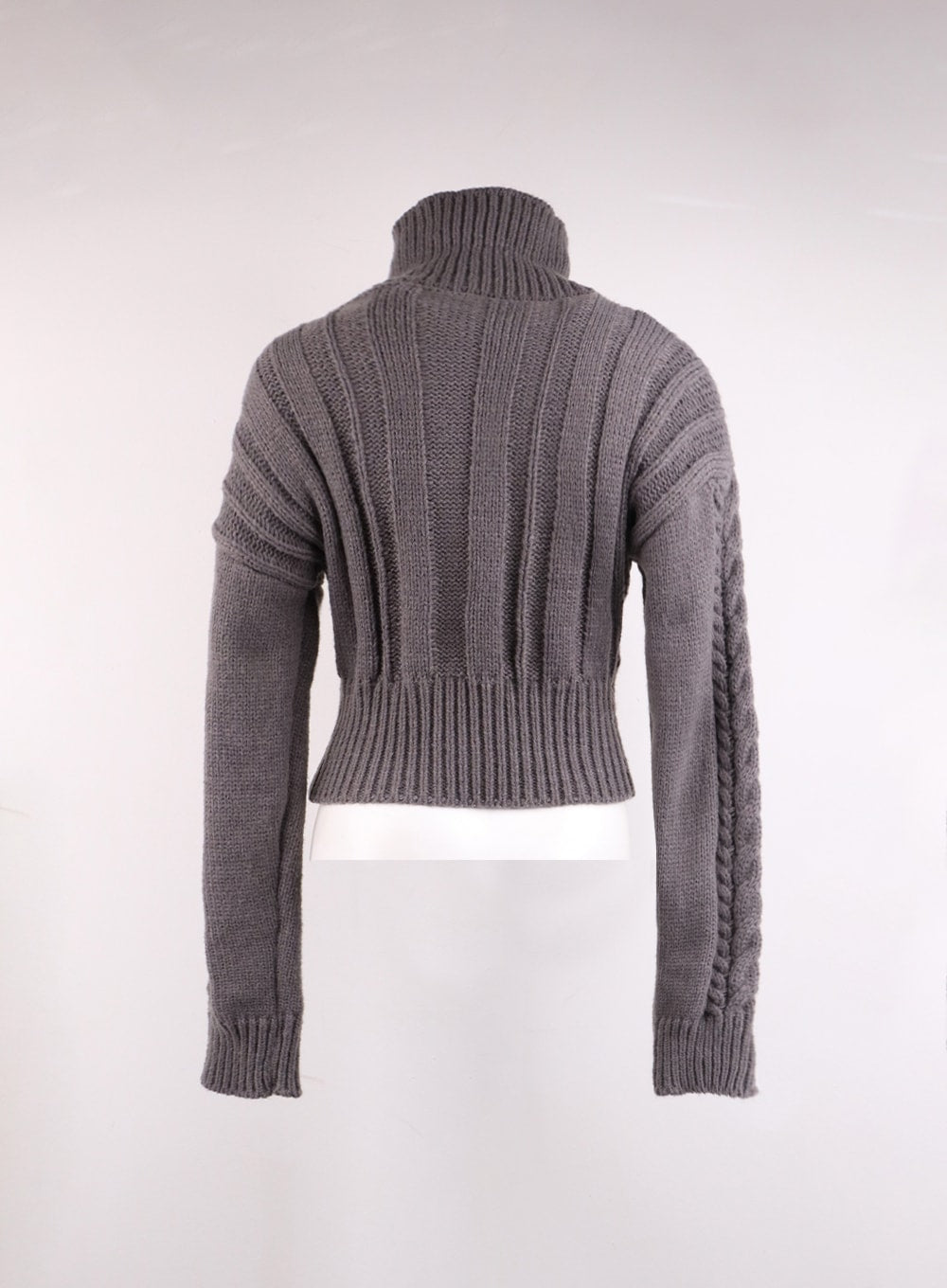 Cable Knit Crop Sweater OJ426