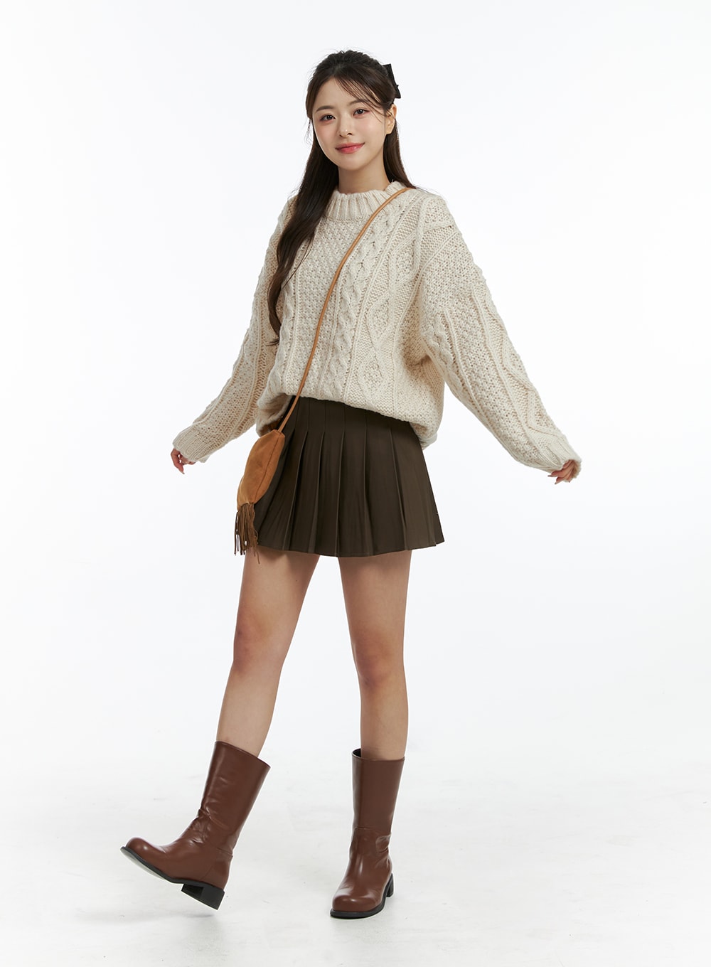 Cable Knit Sweater OJ412