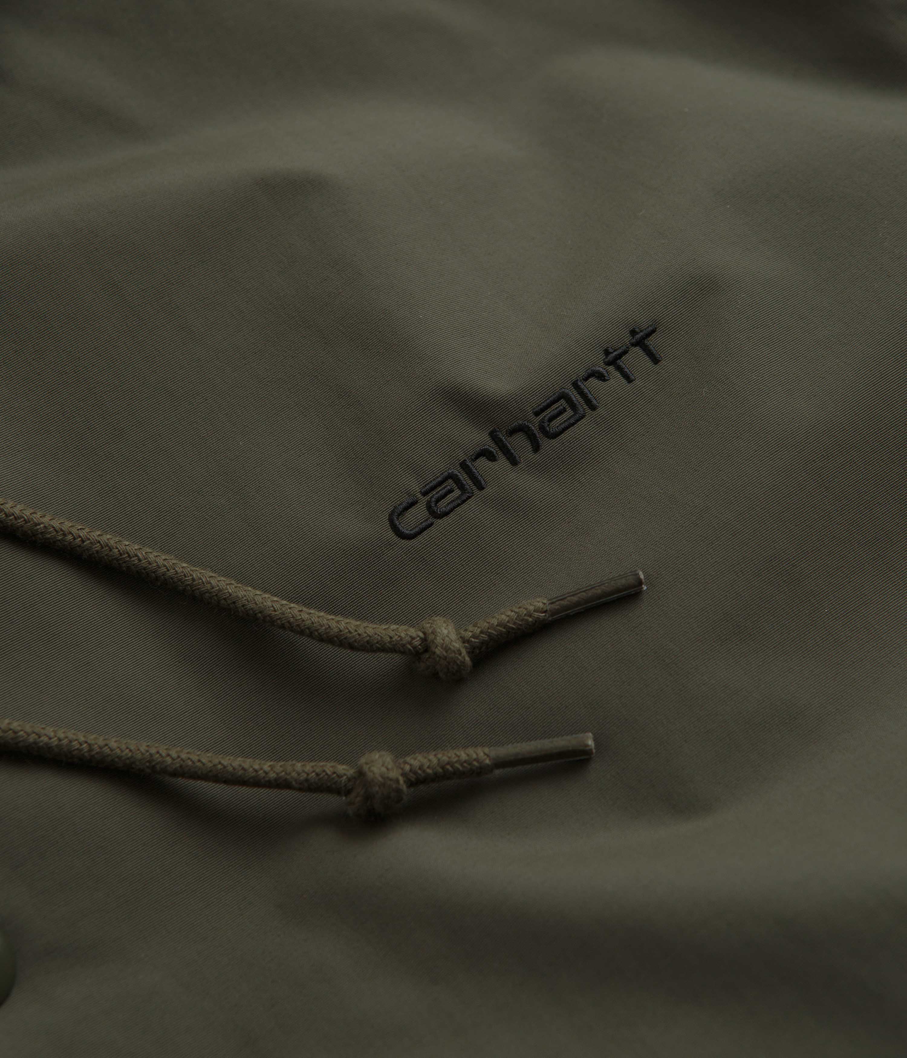 Carhartt Hooded Coach Jacket - Cypress / Black