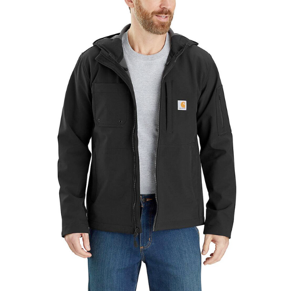 Carhartt Softshell Hooded Jacket - Black