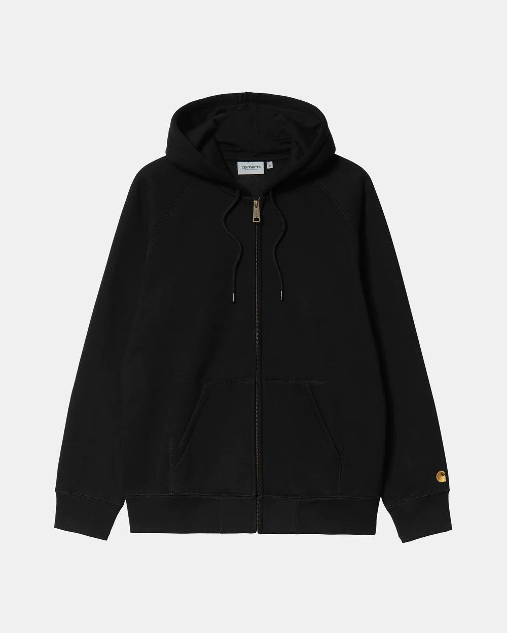 Carhartt WIP Hooded Chase Jacket - Black/Gold