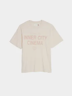 Cinema S/S Tee, Cream