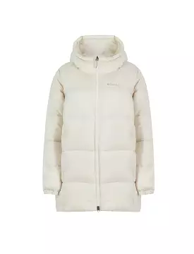 Columbia Womens Puffect Hooded Mid Puffer Jacket Chalk