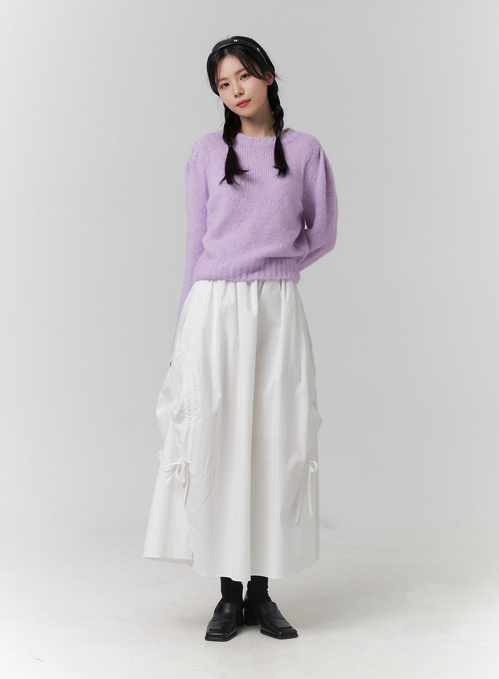 Cozy Wool-Blend Round Neck Sweater OJ419