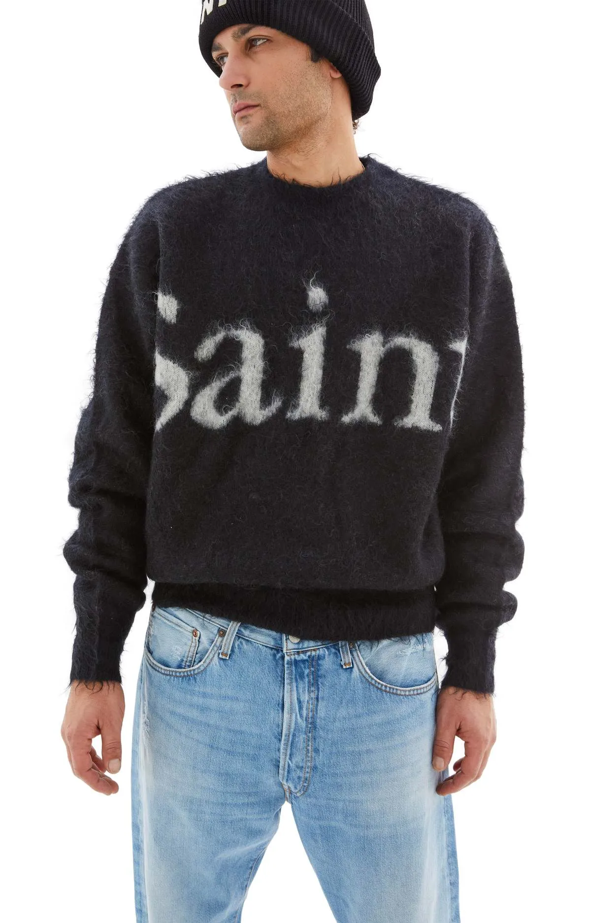 Crew Neck Sweater - Black