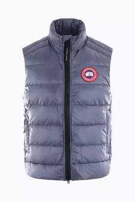 Crofton quilted nylon sleeveless down jacket