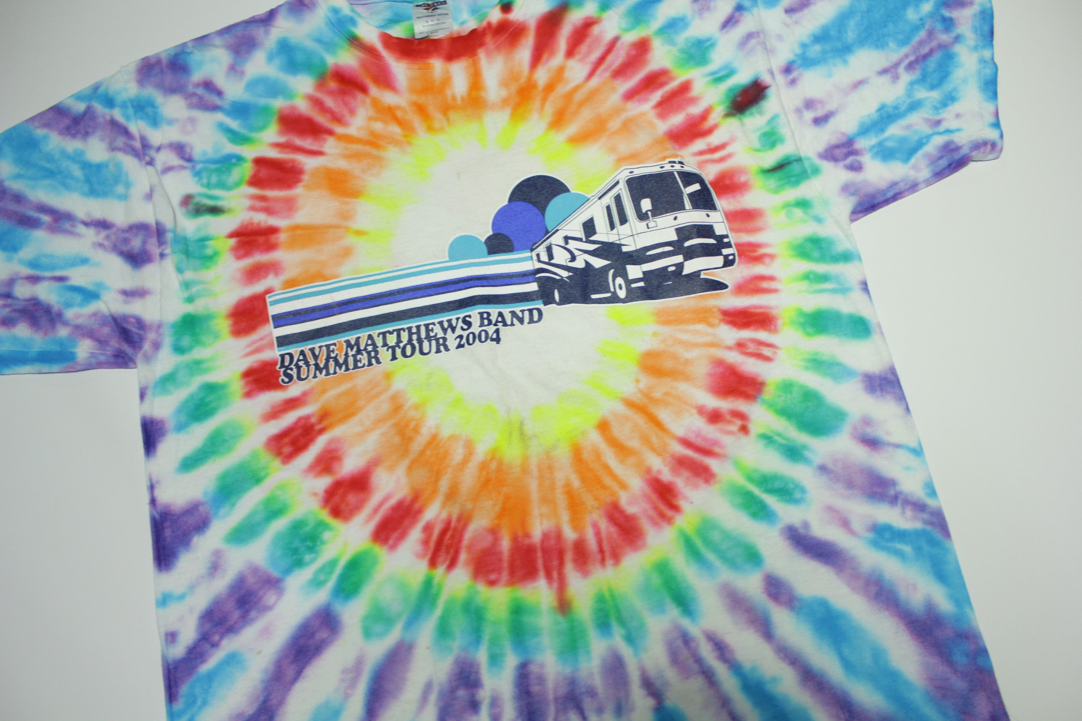 Dave Matthews Band Summer Tour 2004 Tie Dye Concert Limited Production T-Shirt