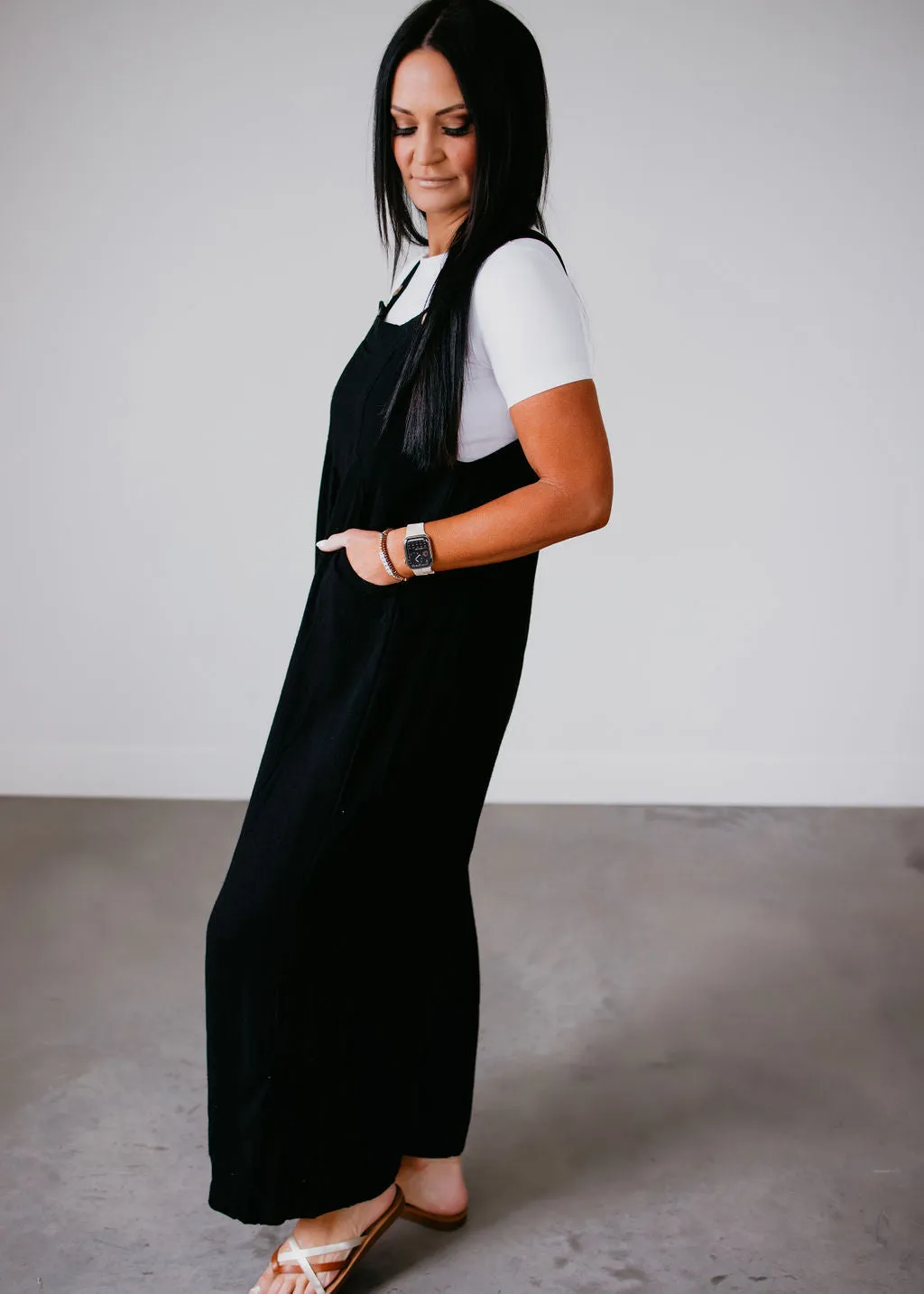 Delta Linen Wide Leg Overalls