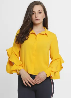 Dianna  Ruffled Full Sleeve Top