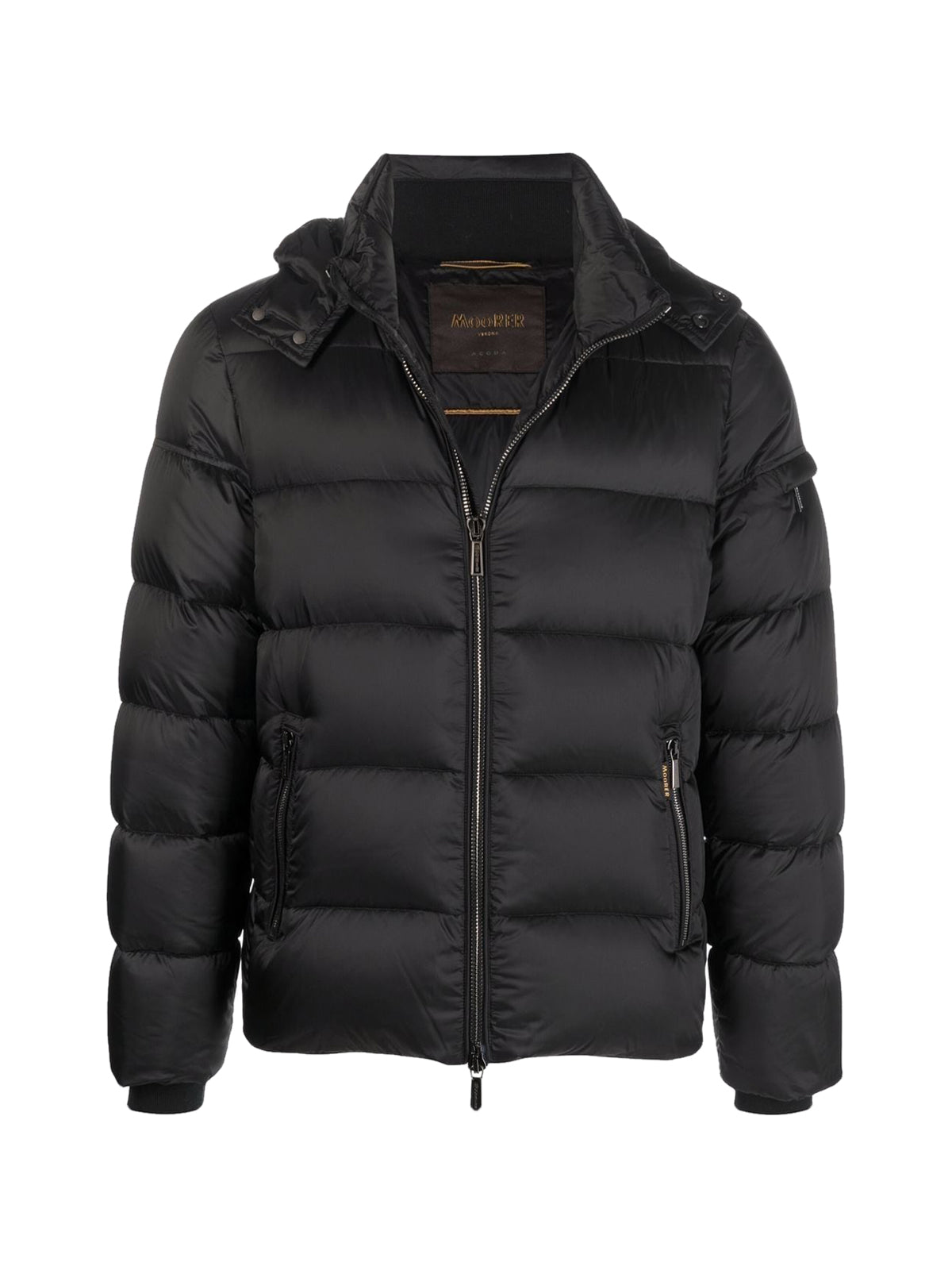 Down jacket with zip