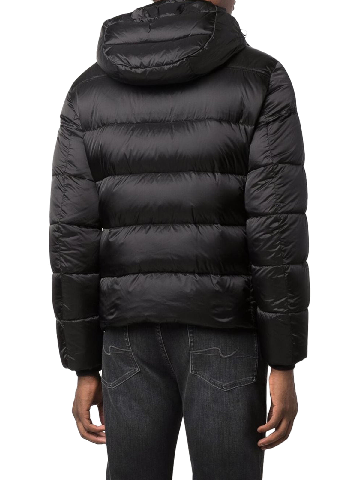 Down jacket with zip