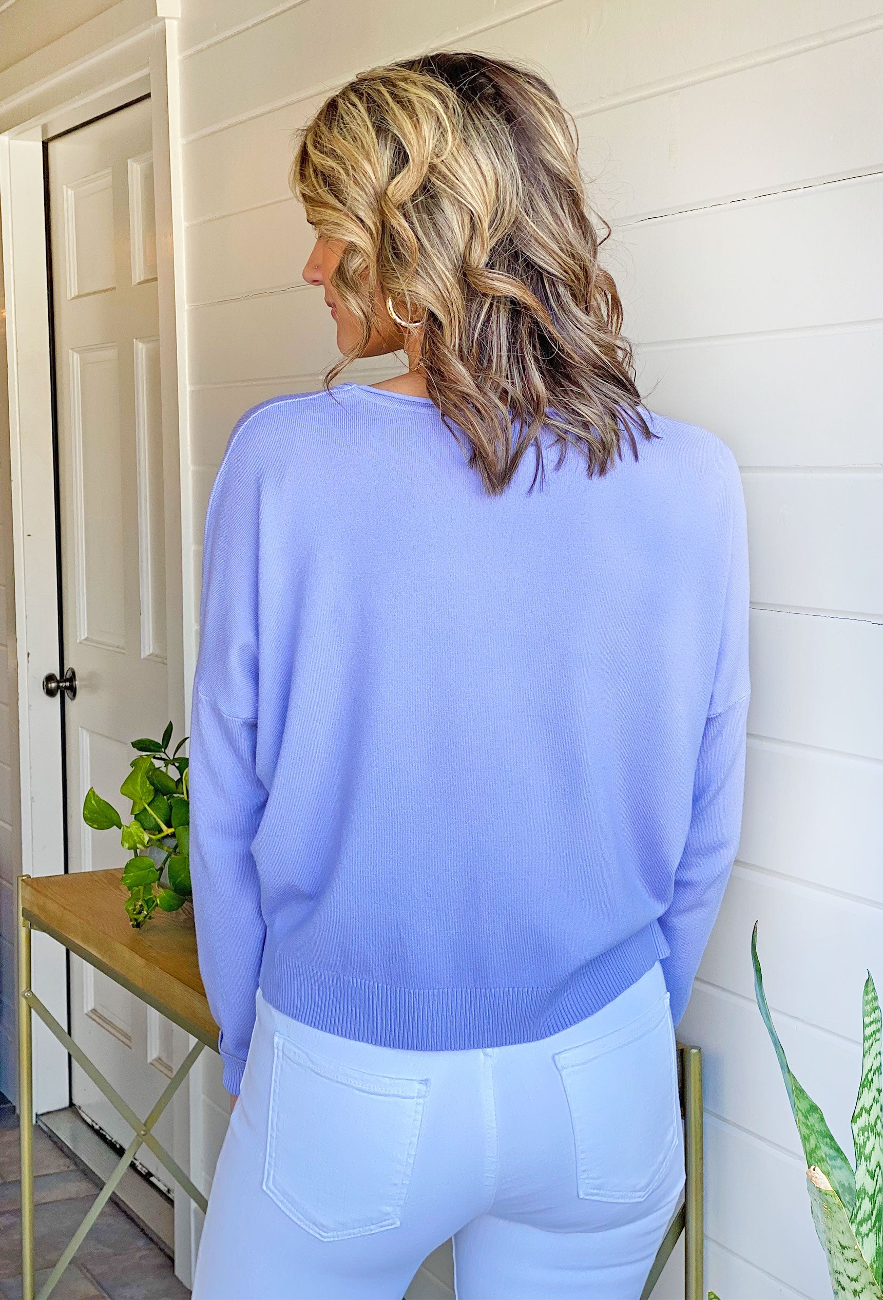 Dreamers Favorite Sweater in Chambray