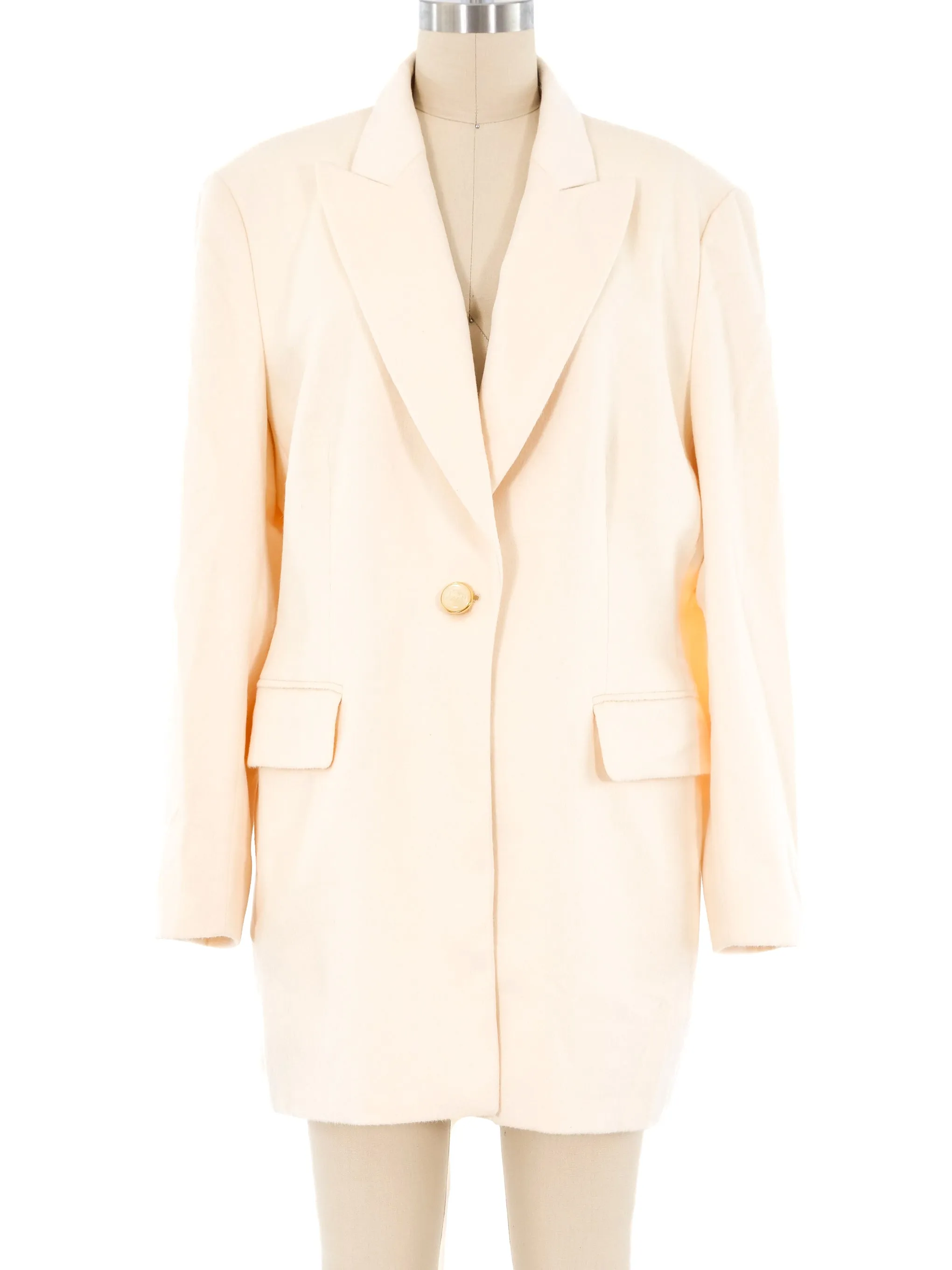 Escada Ivory Angora Jacket