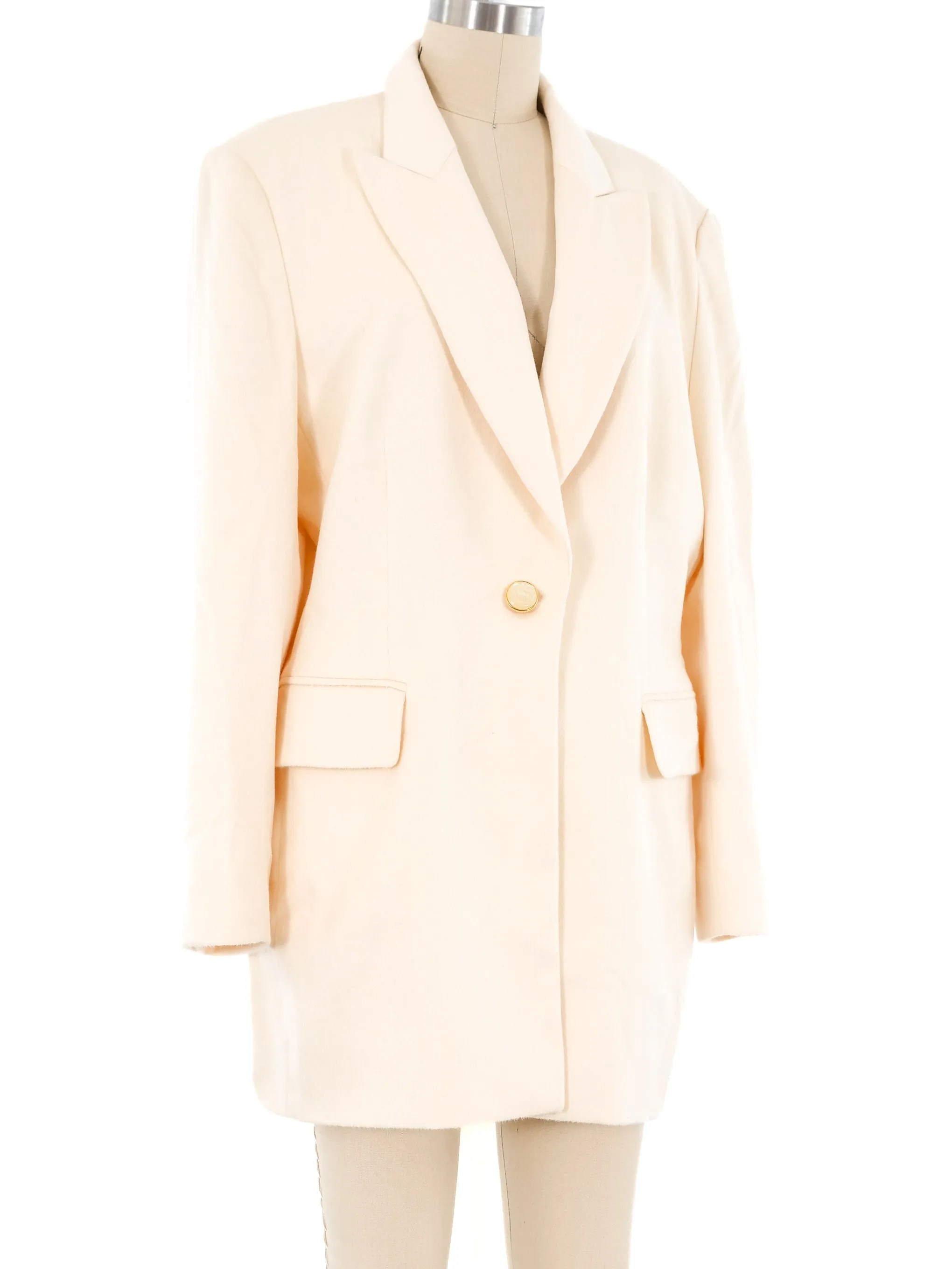 Escada Ivory Angora Jacket