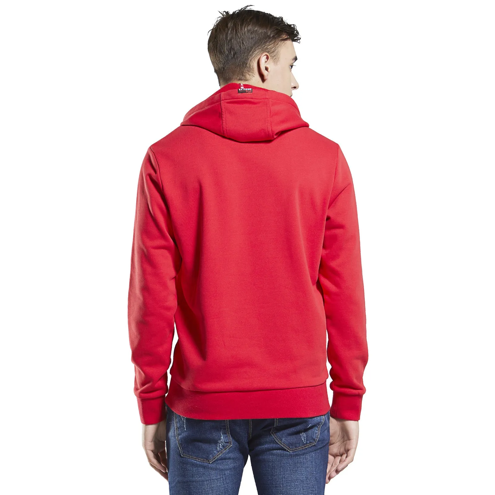 Extreme pop mens Hoodie Sweatshirt Garment Washed