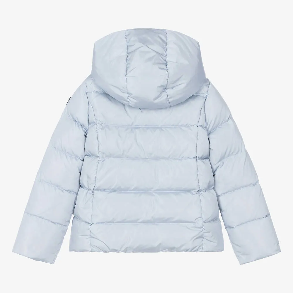 Girls Blue Down Puffer Jacket