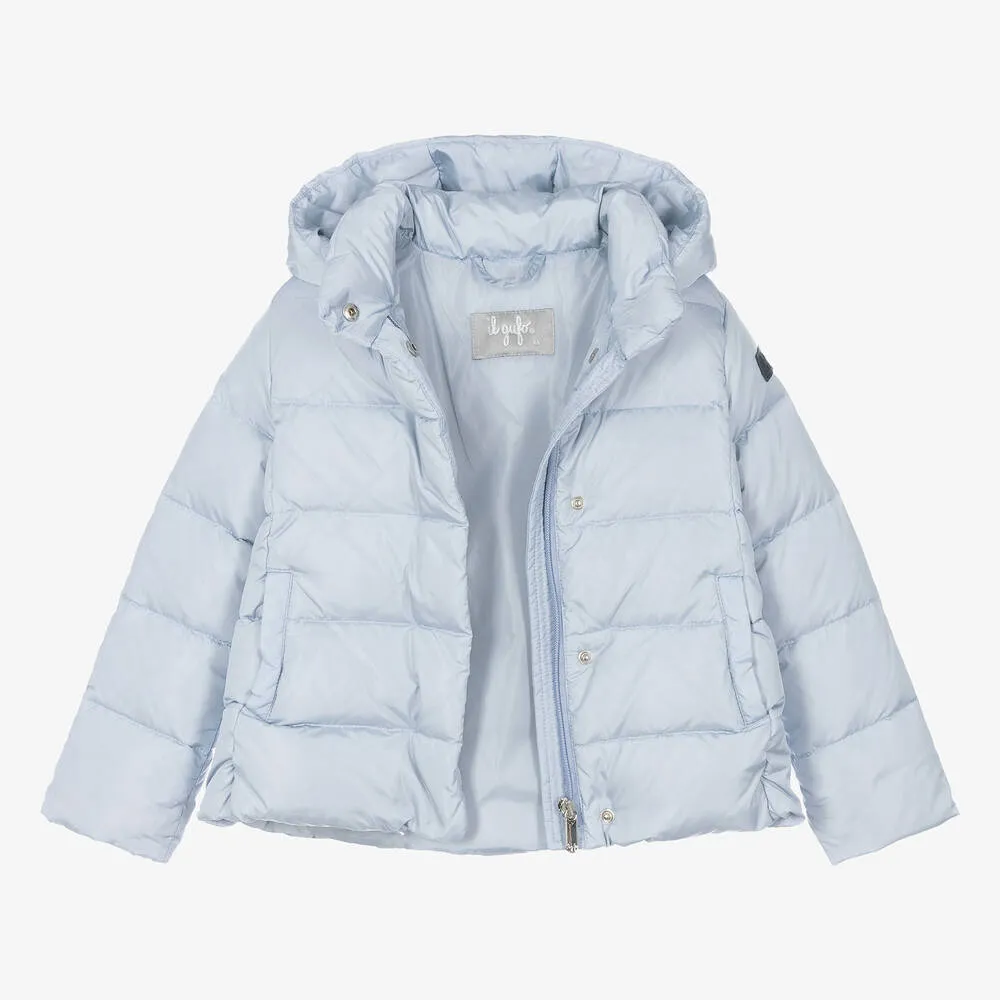 Girls Blue Down Puffer Jacket