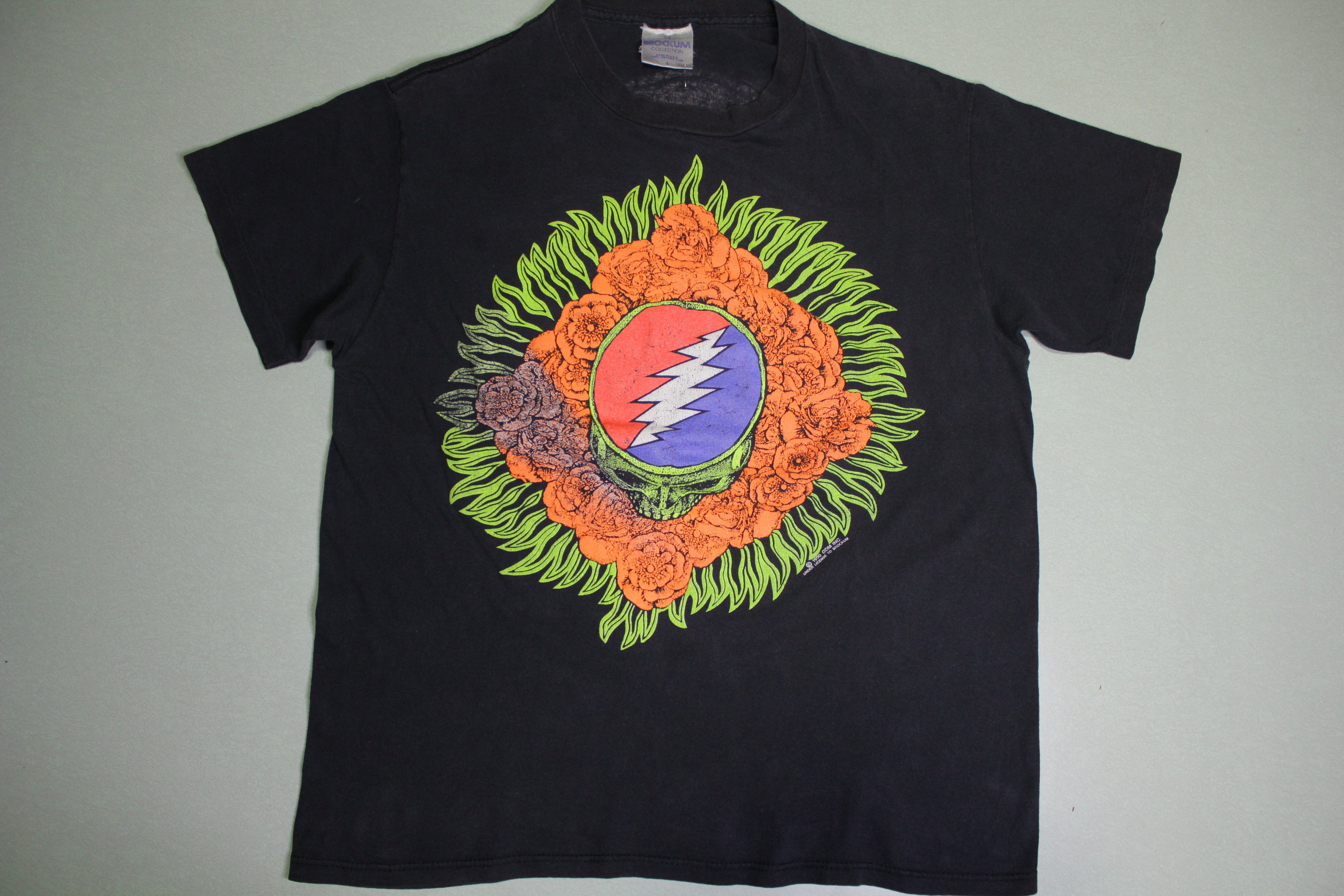 Grateful Dead American Beauty Vintage 1990 XXV 25 Year Anniversary Brockum T-Shirt