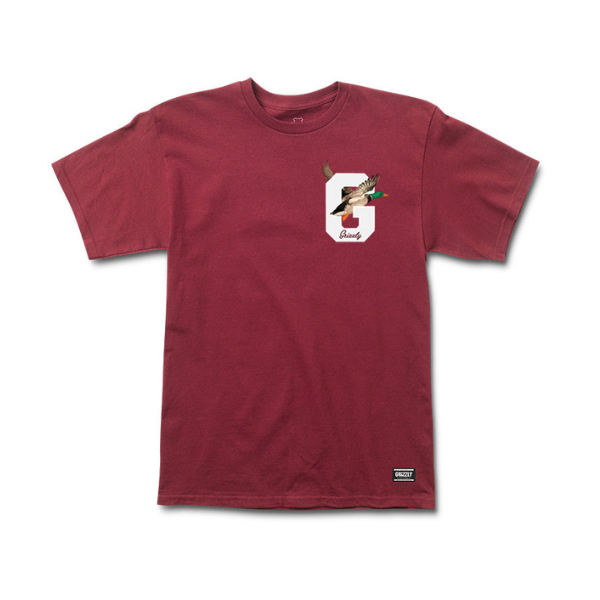 Grizzly Duck Season S/S Tee - Burgundy