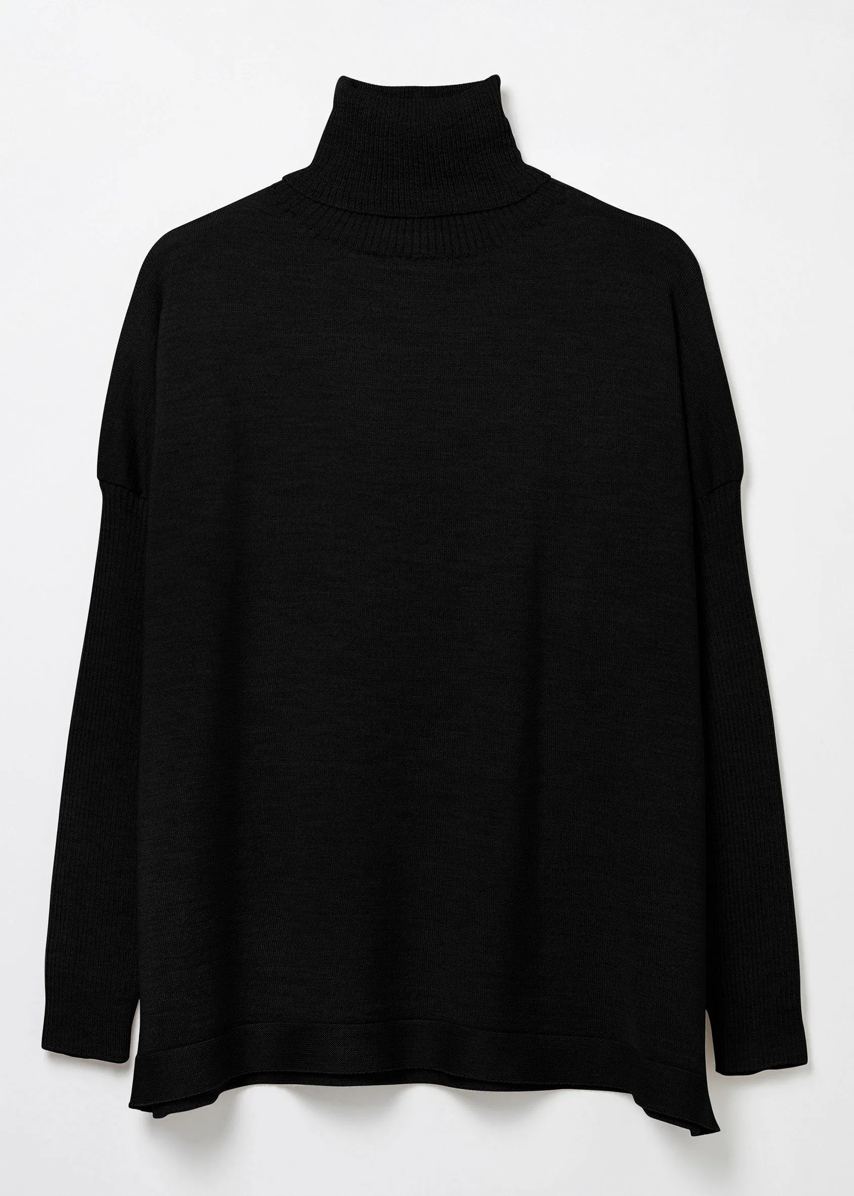 Hadid Oversized Polo Neck Sweater