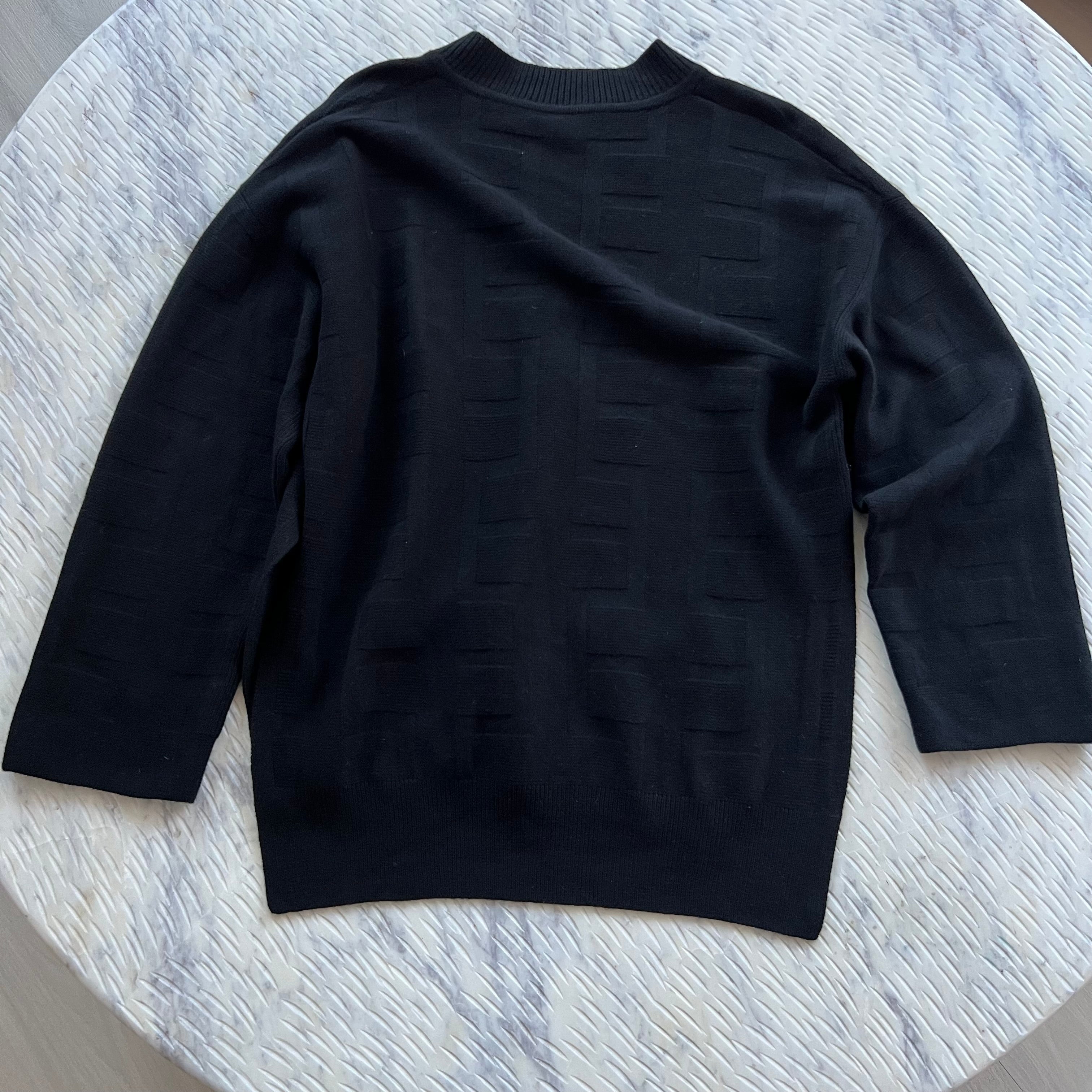 Hermes “H Long Sleeve V Neck Sweater