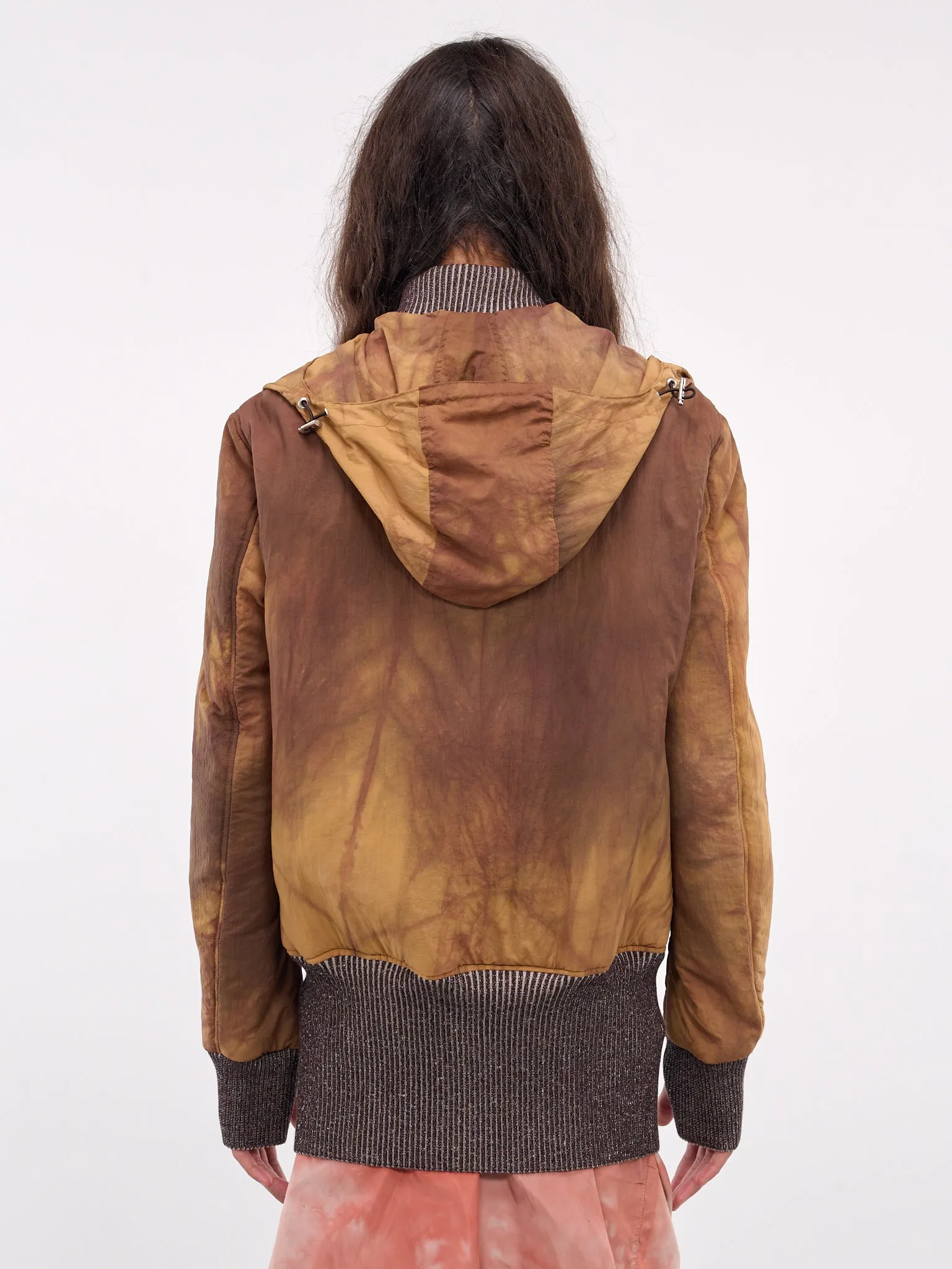 Hidden Pocket Padded Jacket (HIDPOCJAC-ORANGE-RUSTED-BROWN)