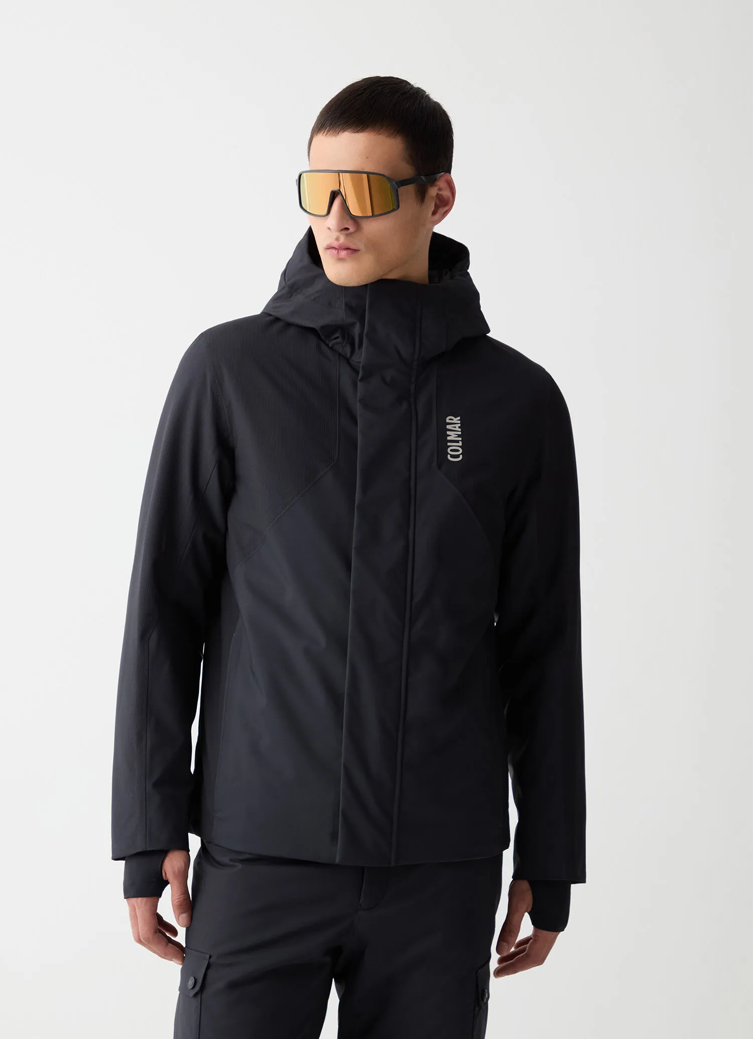 Hooded ski jacket-