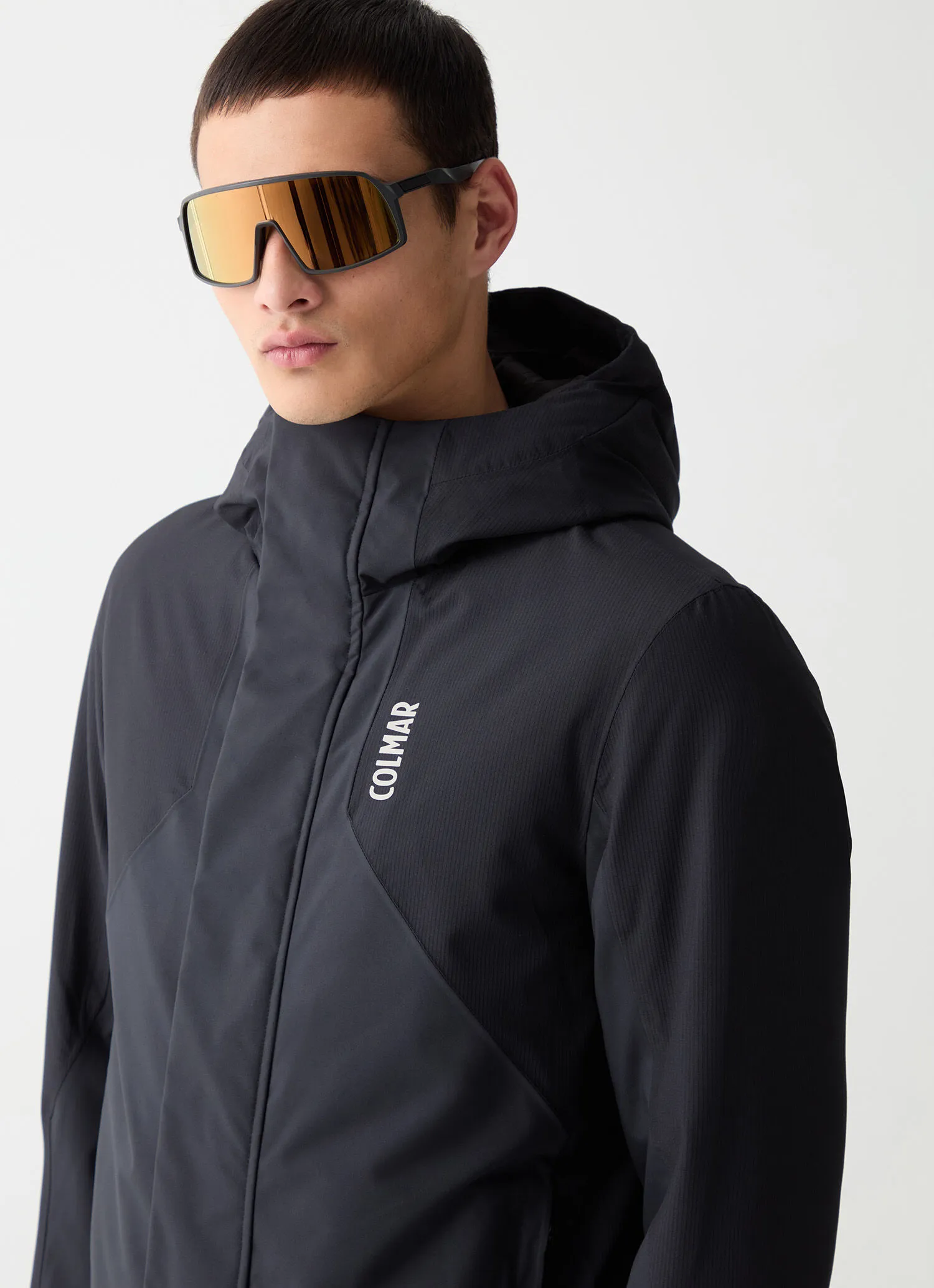 Hooded ski jacket-