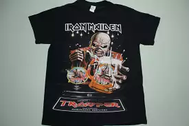 Iron Maiden 666 Trooper Beer 00's Double Sided British Brew Metal T-Shirt