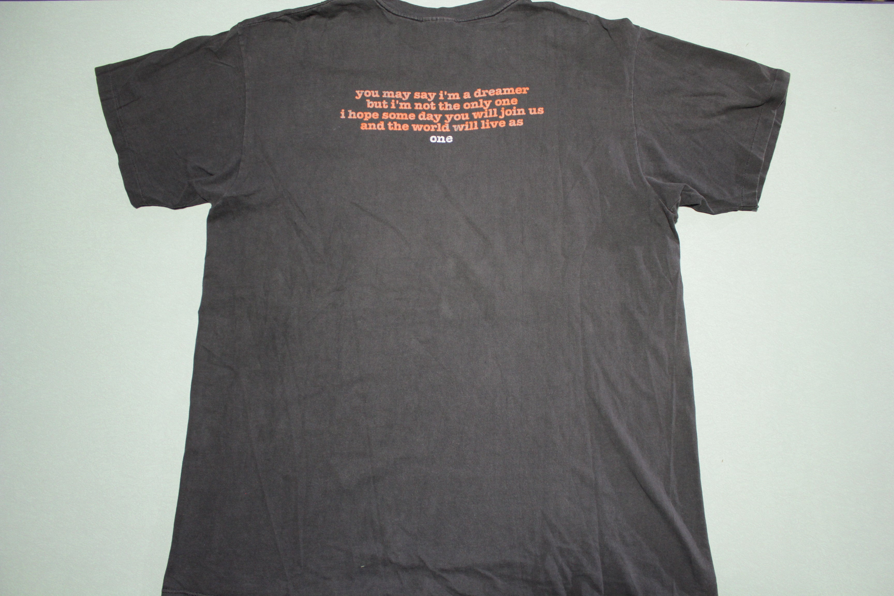 John Lennon NYC Vintage Dated 1991 Bob Gruen Hanes USA T-Shirt