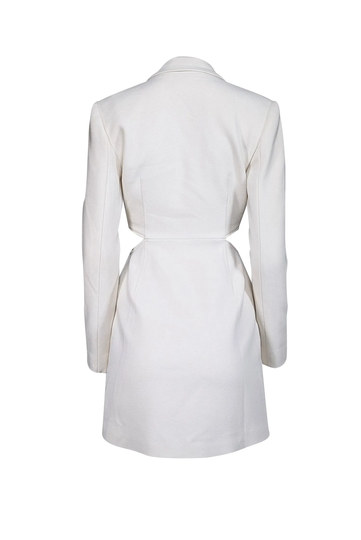 Jonathan Simkhai - Ivory Wrap Front Blazer Dress Sz 0