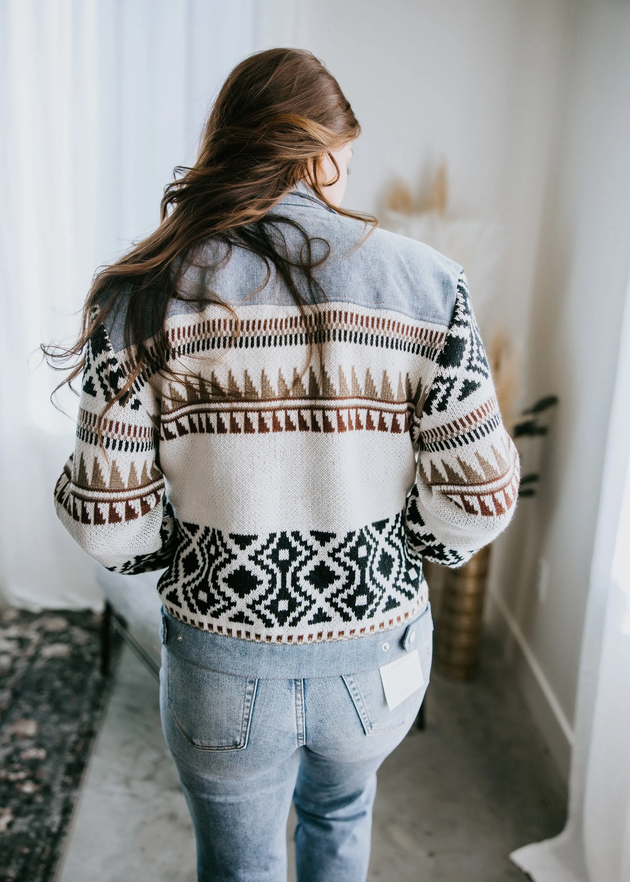 Judie Printed Denim Jacket